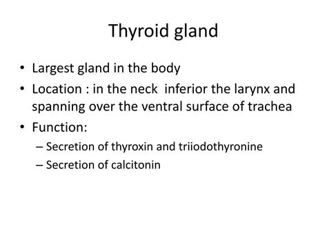 Ppt Thyroid Gland Powerpoint Presentation Free Download Id 2967520