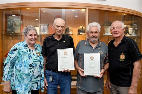 Vietnam Veterans Honoured With Life Membership Benalla Ensign