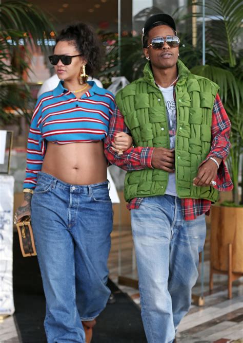 Rihanna’s baby daddy A$AP Rocky spotted flashing massive grin in first ...