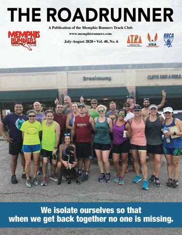 The Roadrunner - July/August 2020 by Memphis Runners Track Club - Issuu