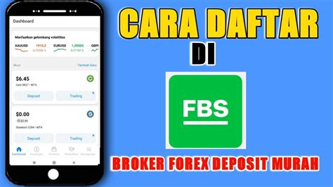 Cara Daftar FBS Broken Forex Terpercaya Tutorial Daftar Broker FBS