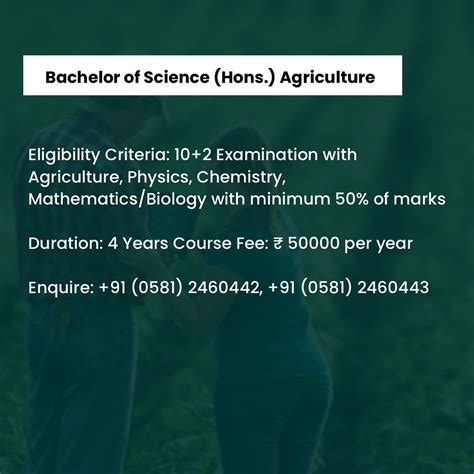 B Sc Hons Agriculture Course Details If You Want To Pu… Flickr