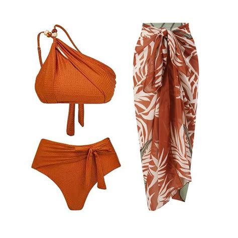 Jual 𝐑𝐄𝐀𝐃𝐘 𝐒𝐓𝐎𝐂𝐊 𝐒𝐀𝐅 KENNY bikini set 3 pcs woman premium baju renang wanita one shoulder