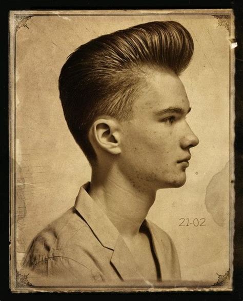 Pompadour Rockabilly Hair Mens Rockabilly Hairstyles Rockabilly