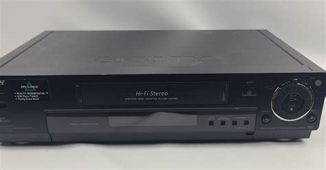 Sony Video Cassette Recorder Vhs Player Head Hi Fi Stereo W Remote