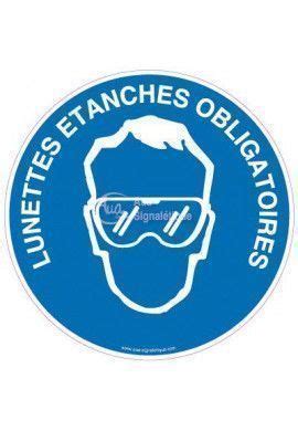 Panneau Lunettes Etanches Obligatoires Sur Aua Signaletique