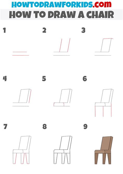 Easy How To Draw A Chair Tutorial Artofit