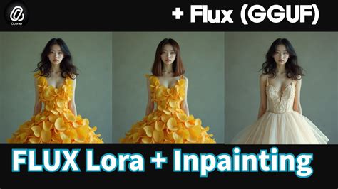 낮은Vram용 Flux GGUF lora 적용 및 inpainting 워크플로우 YouTube