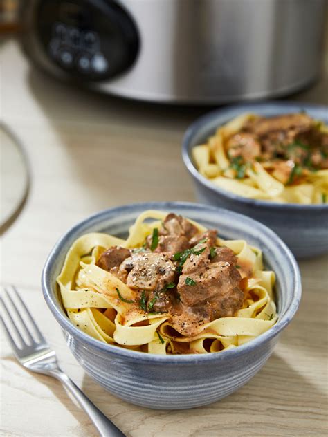 Slow Cooked Beef Stroganoff Baccarat Recipes