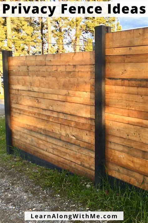 Privacy Fence Ideas 29 Awesome Options For Your Backyard Diy