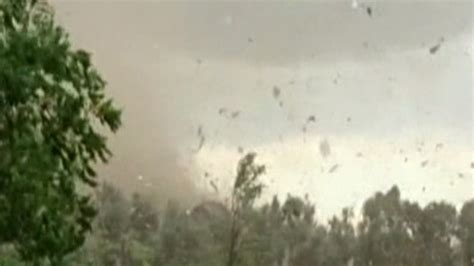 Video Shows Tornado Debris Ripping Across Sky