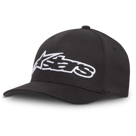 Alpinestars Blaze Flexfit Hat Black White Bdla Motorbikes