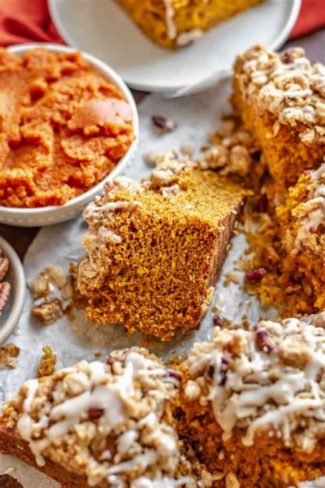 Pumpkin Sour Cream Coffee Cake The Cozy Plum