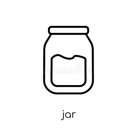 Jar Icon From Collection Stock Vector Illustration Of Mason