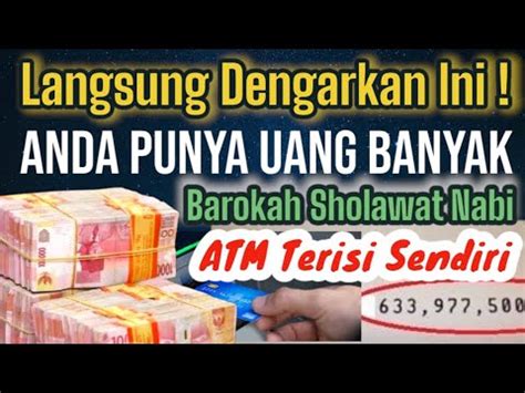 Rahasia Sholawat Nabi Merdu Doa Kaya Mendadak Atm Anda Terisi Sendiri