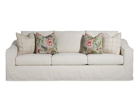 Klaussner Demi Large 98 Inch Slipcover Sofa Wayside Furniture Uph Stationary Sofas