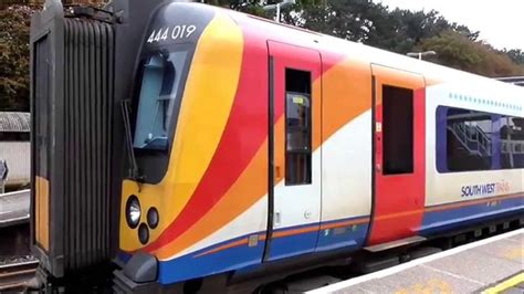 Southwest Trains Class 444 Departing Brockenhurst 10 10 15 Youtube