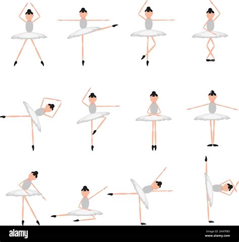 Ballet Moves Stock Vector Images Alamy