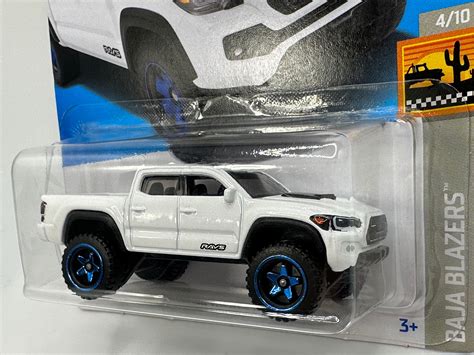 Hot Wheels Toyota Tacoma White Etsy