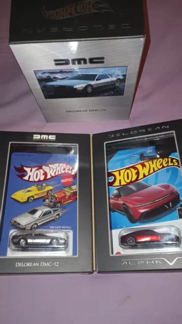 Mattel Creations Hot Wheels X Delorean Dmc Alpha Collector Set Last Eur