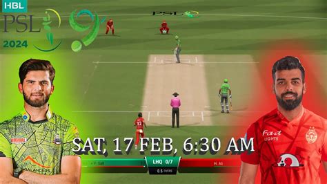 Live Islamabad United Vs Lahore Qalandars Live PSL Match 1