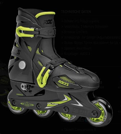 Roces Orlando 3 black-lime