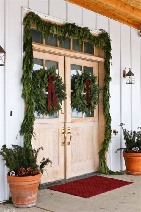 Beautiful Christmas Front Porches A Blissful Nest