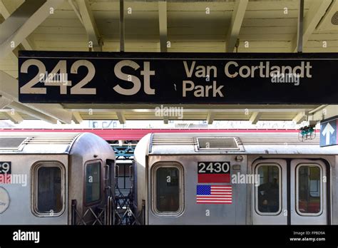 La estación de la calle 242 MTA Van Cortlandt Park en el sistema de