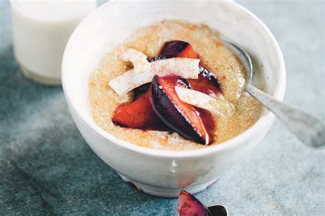 Amaranth Porridge With Plums Recipe Breakfast Healthy