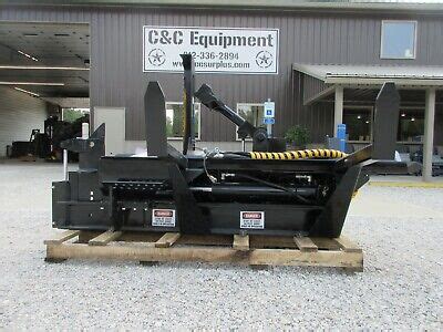 Log Wood Splitter Skid Steer Loader Attachment Bobcat Gehl Kubota Gehl