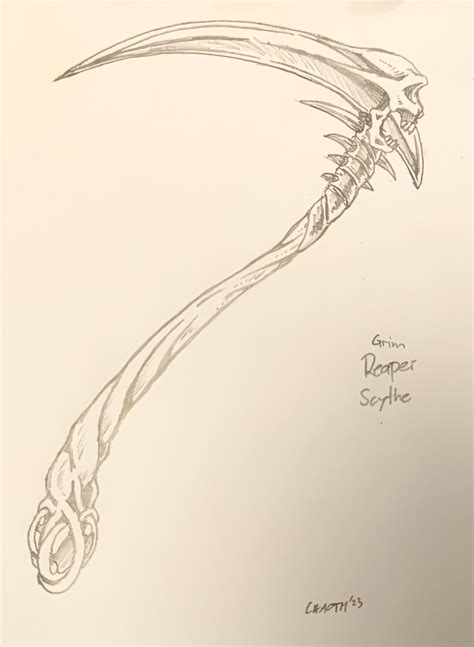 Grim reaper scythe by ChAoTh on DeviantArt