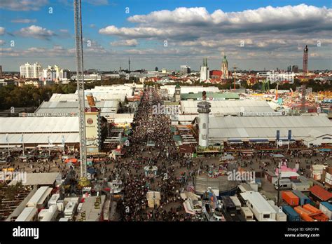 Beer Tents At Oktoberfest, Munich Stock Photo - Alamy