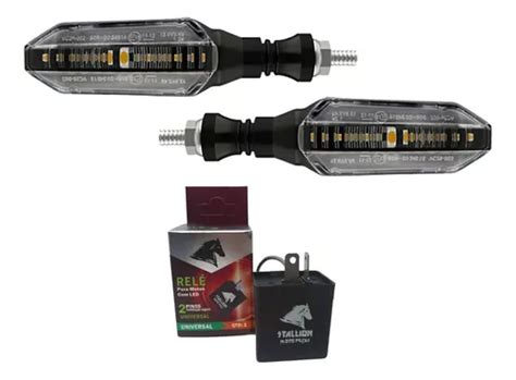 Par Pisca Seta Led Dafra Speed Rele Parcelamento Sem Juros