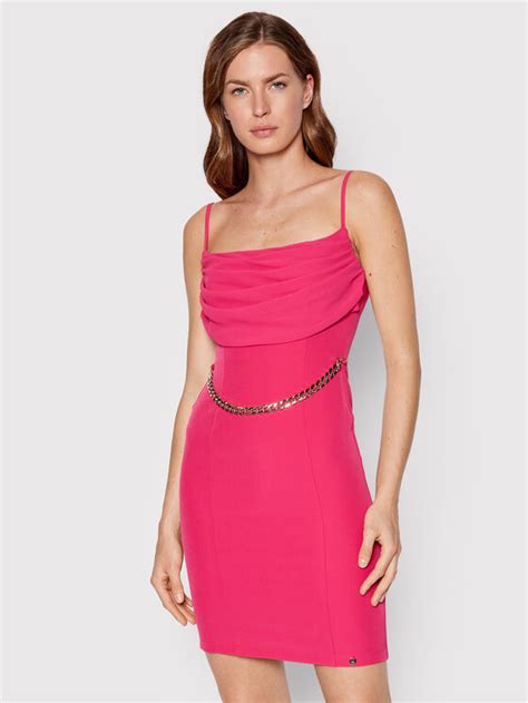 Rinascimento Robe De Cocktail Cfc Rose Slim Fit Modivo Fr