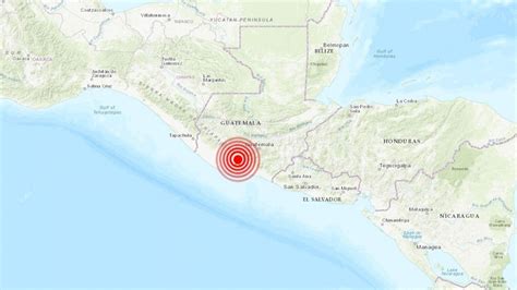 Sismo De Magnitud 5 8 Grados Sacude Guatemala Y El Salvador HRN