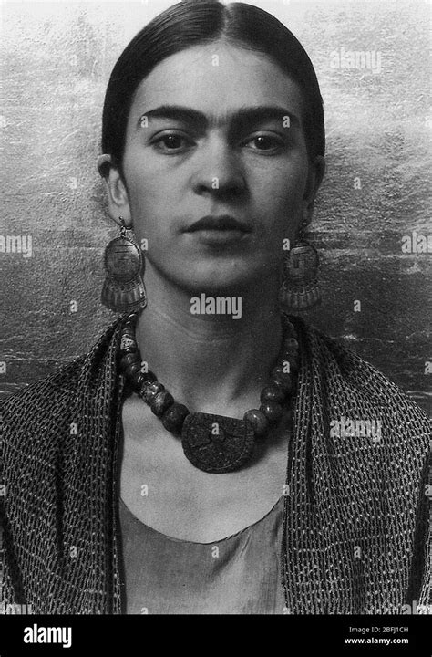 Frida Kahlo De Rivera 1907 1954 Famous Mexican Painter Stock Photo