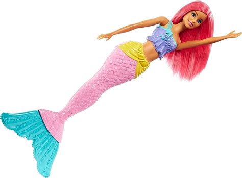 Mattel Barbie Colour Reveal Mermaid Doll Rainbow Fish Series Game On