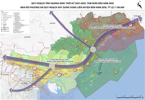 Quy hoạch vùng liên huyện vùng huyện tỉnh Quảng Ninh