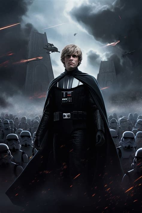 Luke Skywalker, as a Sith Lord in 2024 | Luke skywalker dark side, Star ...