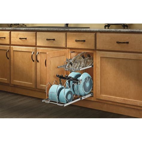 Rev A Shelf Cw Sc Cr Inch Width Tier Cookware Organizer