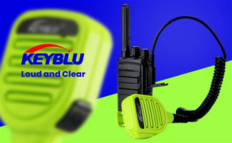 Amazon KEYBLU Waterproof Shoulder Speaker Mic 2 Pin Two Way Radio