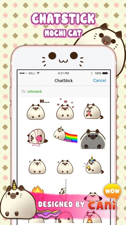 Mochi Cat Stickers & Emoji Keyboard By ChatStick by ChatStick Company ...