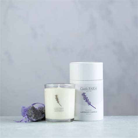 LAVENDER SCENTED CANDLES - 50 HOURS - Castle Farm Shop