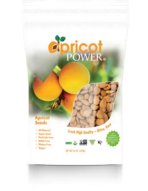 Bitter Raw Apricot Seeds 16 Oz Apricot Power Apricot Power