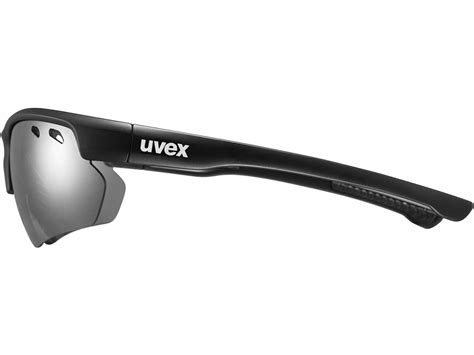 Uvex Sportstyle 115 Inkl WS Black Mat Lens Litemirror Silver BIKER