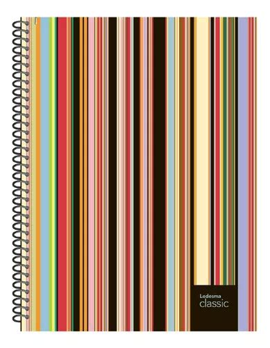 Cuaderno Ledesma Classic Esquela Tapa Dura Rayado 120hs