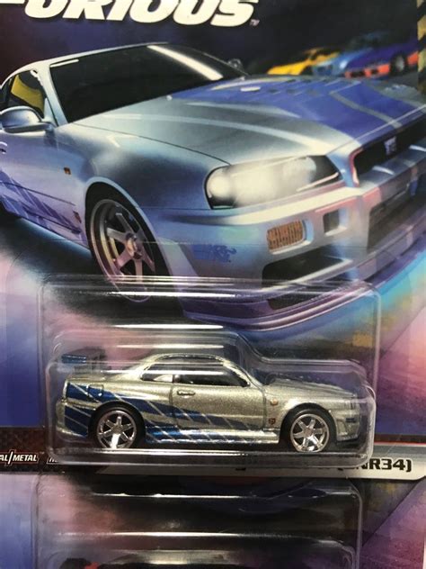 HOT WHEELS FAST AND FURIOUS SET NISSAN GTR R34 NISSAN SILVIA S15 Hobbies Toys Toys