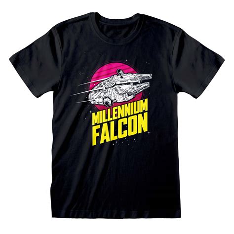 Star Wars Millenium Falcon Circle T Shirt Heroes Inc Europe