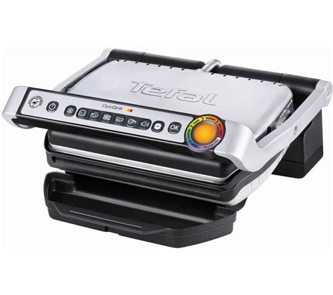 Buy Tefal Optigrill Gc D Health Grill Stainless Steel Black