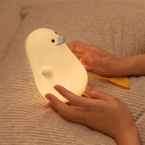 Lampe Canard Mignon Led En Forme Design De Dessin Anim Belle Veilleuse